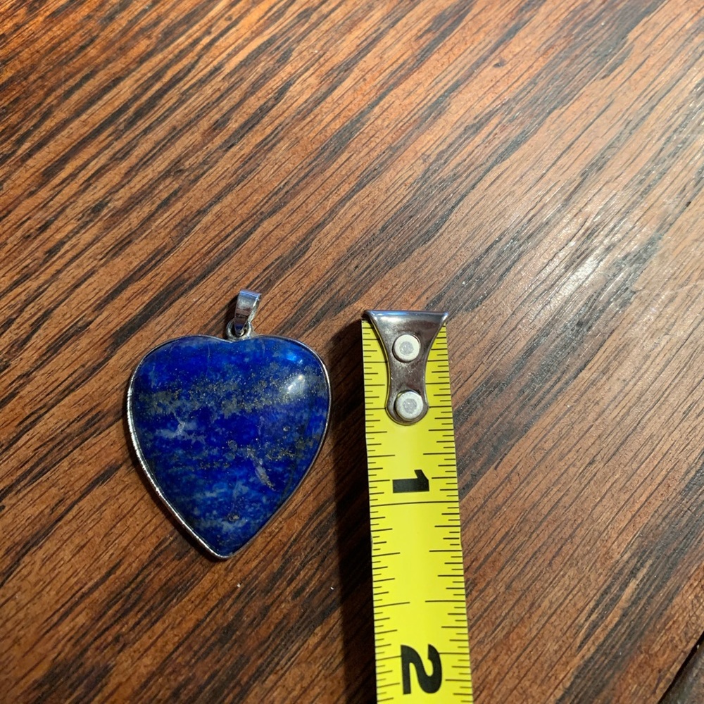 Sodalite heart pendant